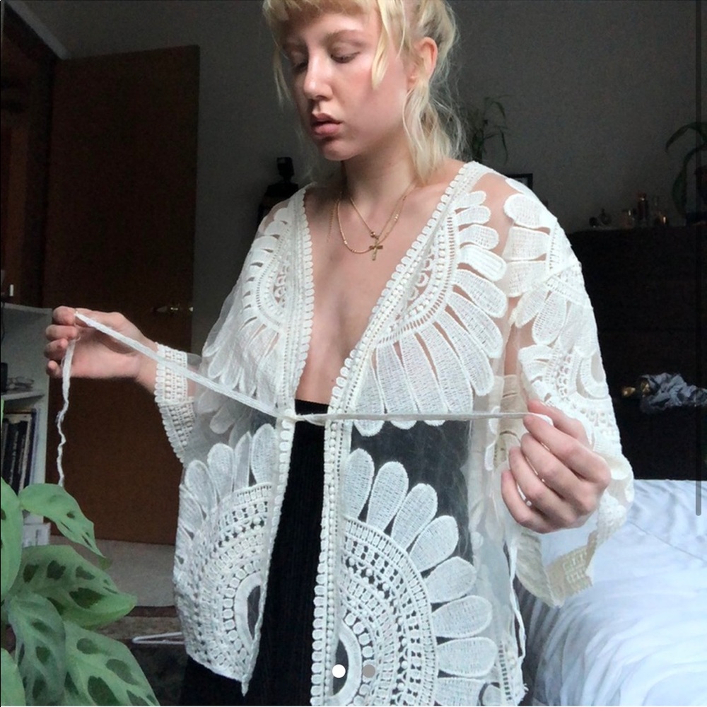 Vintage Lace kimono